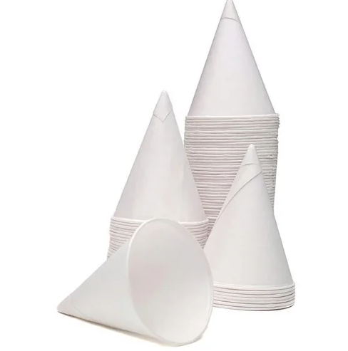 Belgravia Branded 4oz Water Drinking Cone Cup White ACPACC04 - UK BUSINESS SUPPLIES