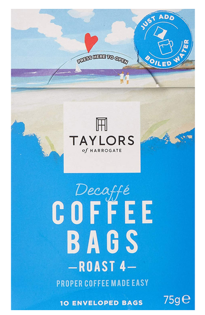 Taylors of Harrogate Decaffe Coffee Bags Pack 30s
