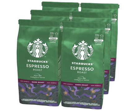 Starbucks Espresso Roast Dark Roast Filter Coffee 200g - UK BUSINESS SUPPLIES