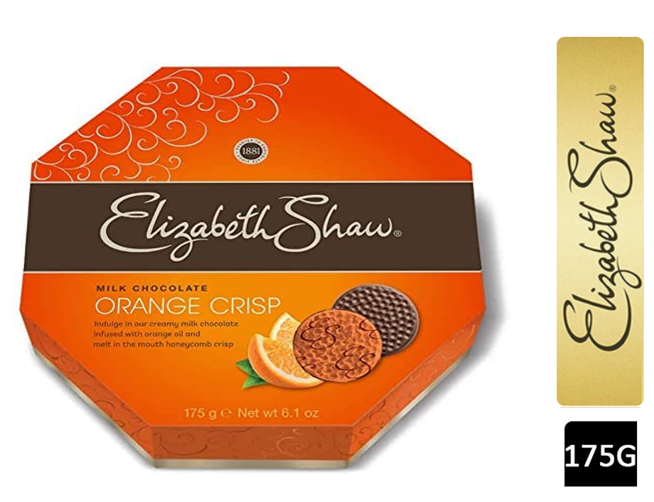 Elizabeth Shaw Milk Chocolate Orange Crisp 175g