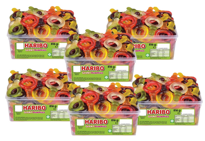 Haribo Giant Dummies Sweets Tub 60's