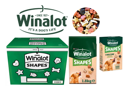 Winalot Dog Treats Shapes Dog Biscuits 800g - 15kg