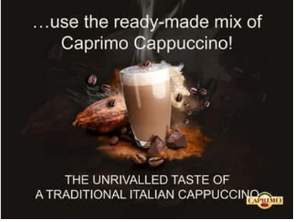 Caprimo Premium Cappuccino Topping 750g - UK BUSINESS SUPPLIES