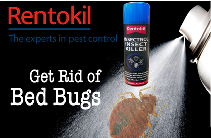 Rentokil All Purpose Professional Insectrol Insect Killer 250ml Fleas, Ants, Cockroaches, Bedbugs et