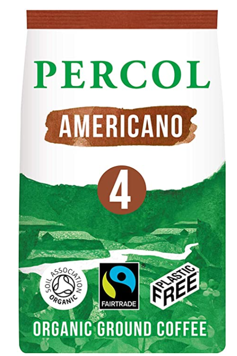 Percol Fairtrade All Day Americano Ground Coffee 200g