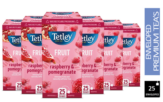 Tetley Raspberry and Pomegranate Tea Bags (Pack of 25) 1580A