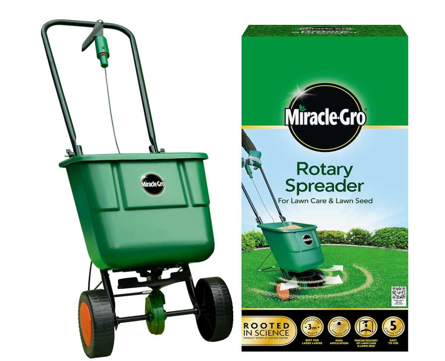 Miracle-Gro Rotary Lawn Seed Spreader