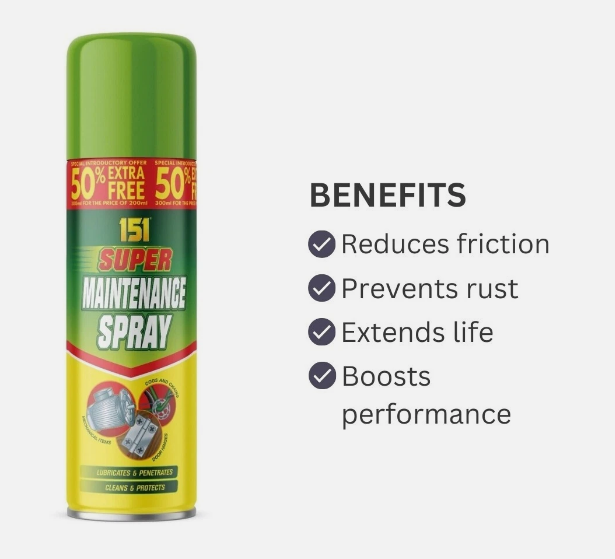 151 Super Maintenance Spray for Lubrication & Protection 300ML