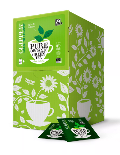 Clipper Organic Green Tea Fairtrade Enveloped (250)