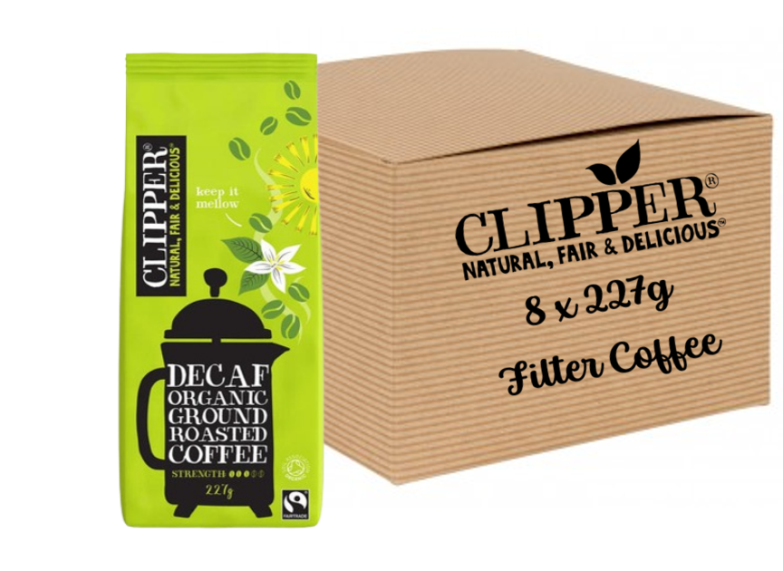 Clipper Roast & Ground Decaf Coffee 227g Pack