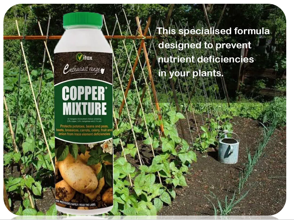 Vitax Copper Mixture| Crop protector | Copper, Manganese & Zinc | 175g Tub