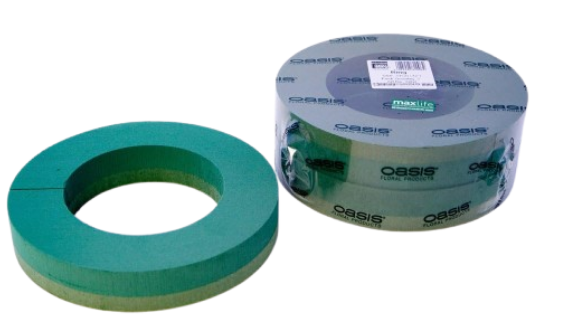 Oasis Bio Floral Foam Ring with Naylorbase – 30cm