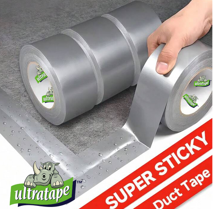 Rhino Super Strong gaffer tape | 50mm X 50M Silver Cloth Gaffer Tape