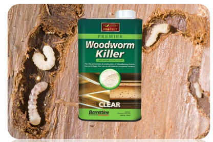 Barrettine  Low Odour Woodworm & Boring Insect Killer 1 L