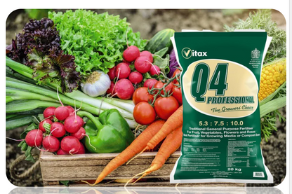 Vitax Q4 Fertiliser For Professional Gardeners 20Kg