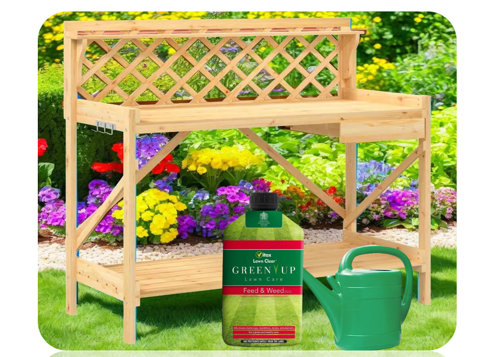 Vitax Green Up Feed & Weed Concentrate 500ml / 100sqm Coverage