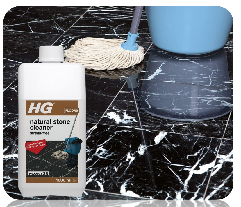 HG Natural Stone Cleaner 38 | Streak-Free | Concentrated Solution 1 Litre
