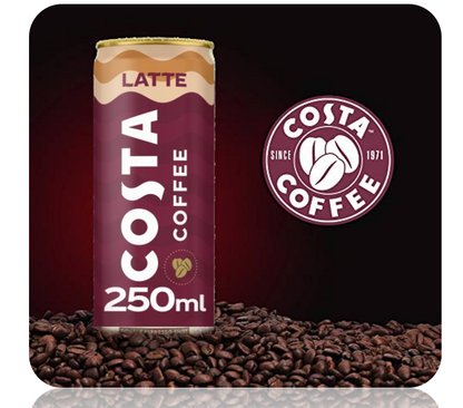 Costa Coffee Latte Iced Coffee 12x250ml