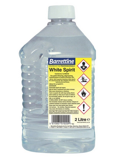 Barrettine White Spirit (2 Litre) Premium Quality Paint Solvent