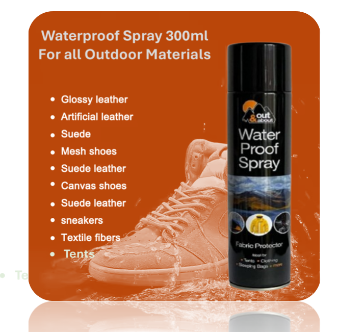 Out & About Waterproof Spray Fabric Protector 300ml