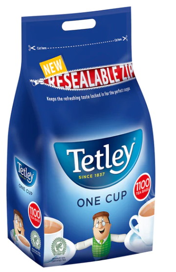 Tetley One Cup Tea Bags Catering (Pack of 1100)