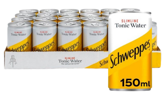 Schweppes Slimline Tonic Water 24 x 150ml