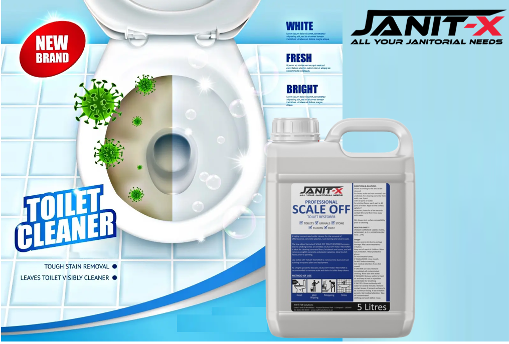 Janit-X Scale Off Toilet & Urinal Restorer 5 litre Concentrate