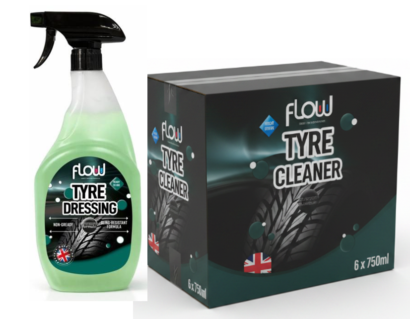 Flow Tyre Cleaner and Dressing Spray | 1 x 750ml