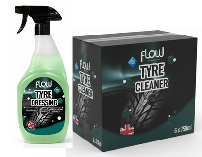 Flow Tyre Cleaner and Dressing Spray | 1 x 750ml