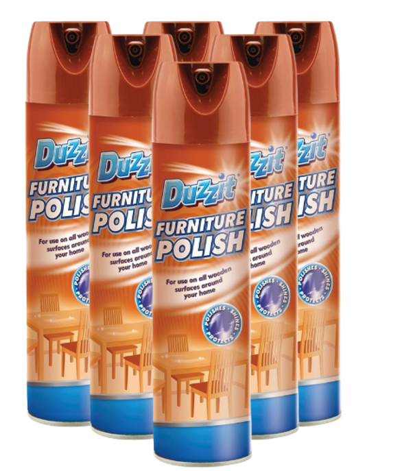 Duzzit Furniture Polish  | Everyday use on most Hard Surfaces | 300ml Aerosol Spray