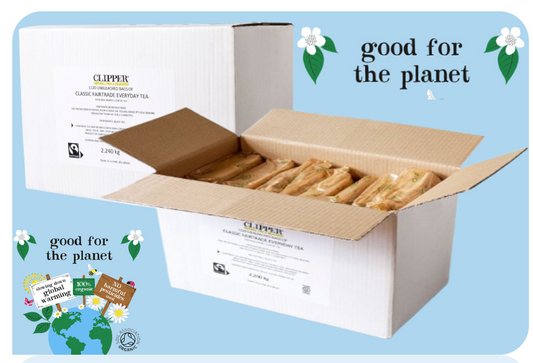 Clipper FOODSERVICE Fairtrade Blend 1 Cup Teabags (Pack of 1120)