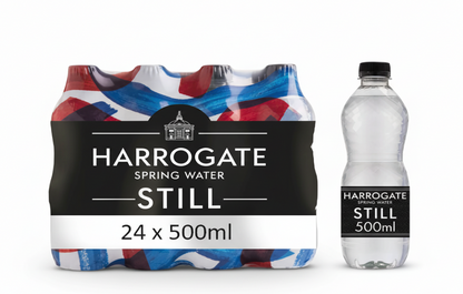 Harrogate Spring Water Still 24 x 500ml (Plastic Bottle)