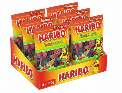 Haribo Tangfastics Sweets Sharing Bag 160g