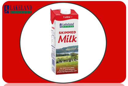 Lakeland Skimmed Milk 12 x 1litre