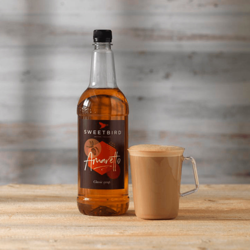 Sweetbird Amaretto Coffee Syrup 1 litre (Plastic)