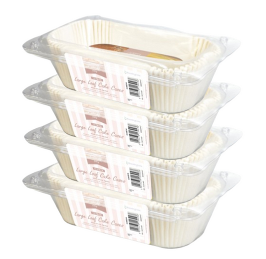 15 x Pack Of Large Loaf Cake Cases | Non Stick paper cases | Size: L18cm x W9cm
