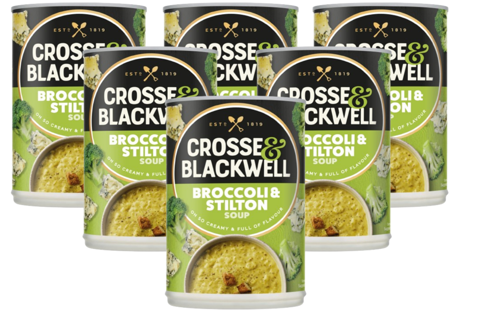 Crosse & Blackwell British Broccoli and Stilton Soup 6 x 400g