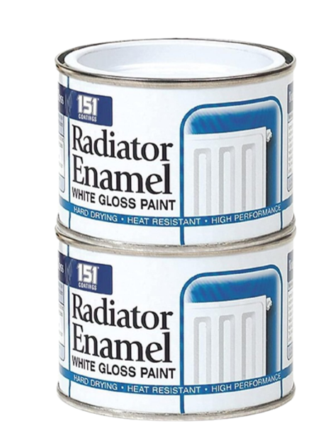 151 Gloss Paint White Gloss Radiator Paint 180ml