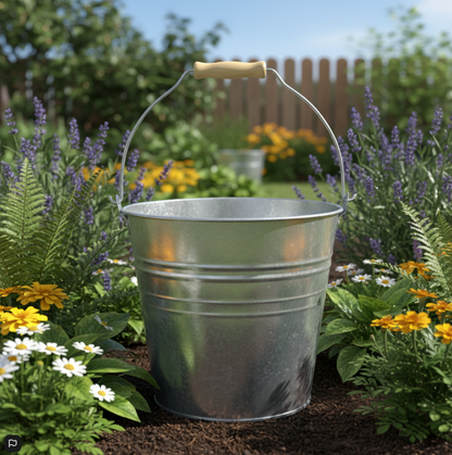Fixtures Blackspur 12L Galvanised Steel Bucket
