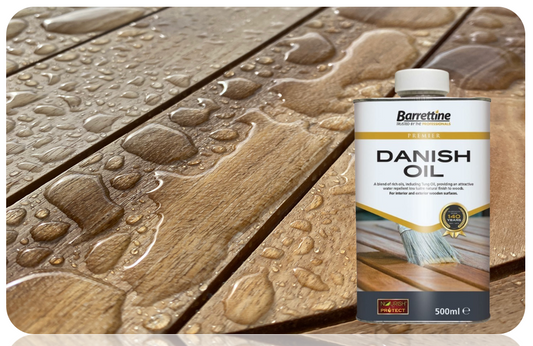 Barretine Danish Oil Interior & Exterior Use 1 Litre | Resists Peeling, Blistering & Flaking