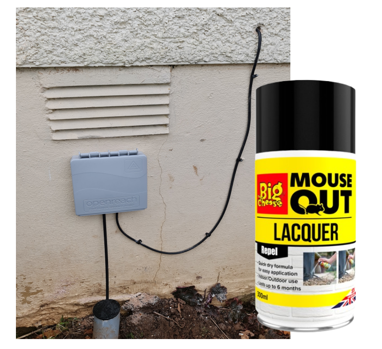 The Big Cheese Anti Mouse Lacquer – 300Ml Aerosol