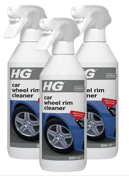 HG Car Wheel Rim Cleaner, Polish & Degreaser 500ml