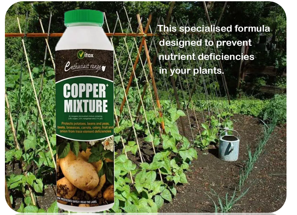 Vitax Copper Mixture| Crop protector | Copper, Manganese & Zinc | 175g Tub