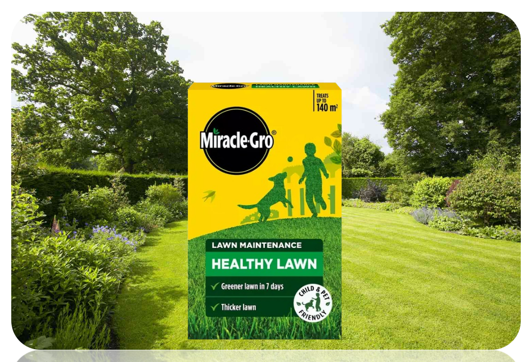 Miracle-Gro Healthy Lawn Food | Green in a Week | 140m2
