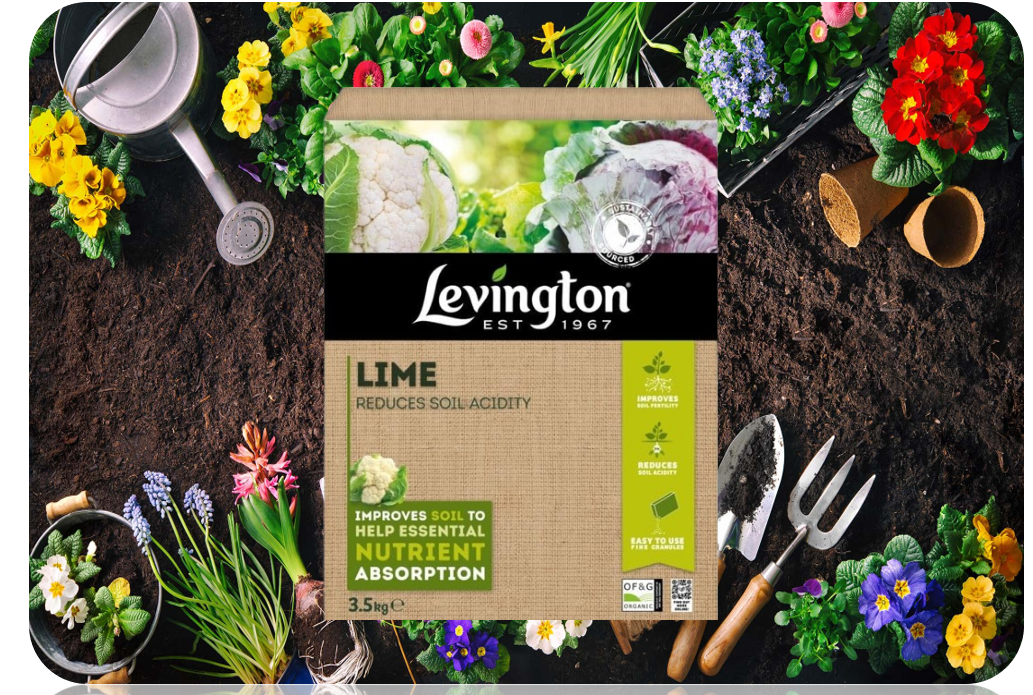 Levington Garden Lime 3.5kg Improve Soil Conditions Promote Healty Plant Growth