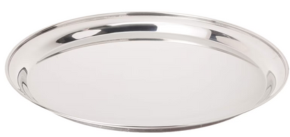 Fixtures 35cm/16" Stainless Steel Round Tray