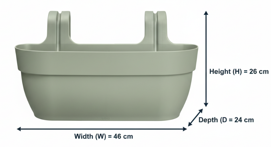 Elho Vibia Campana Easy Hanger Large PISTACHIO GREEN