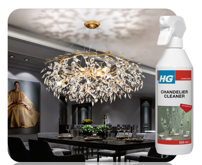 HG Chandelier Cleaner Spray | Clean without Removing Fitting | 500ml Spray
