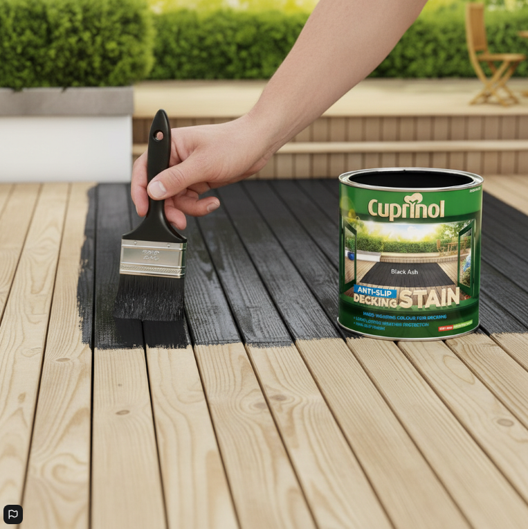 Cuprinol Anti Slip Decking Stain Black Ash 2.5L