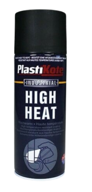PlastiKote High Heat Spray Paint – Black – 400ml